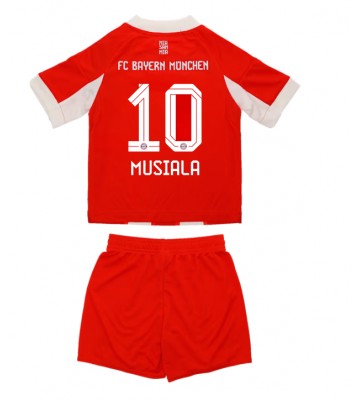 Bayern Munich Jamal Musiala #10 Hemmaställ Barn 2025-26 Kortärmad (+ Korta byxor)